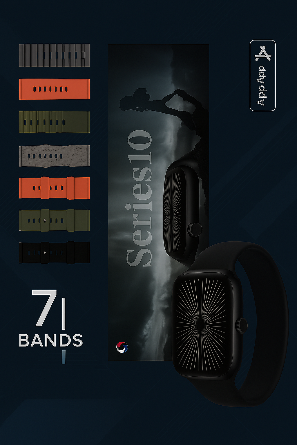 10 Series Bluetooth Smartwatch Feature-Packed Design for Active Lifestyle