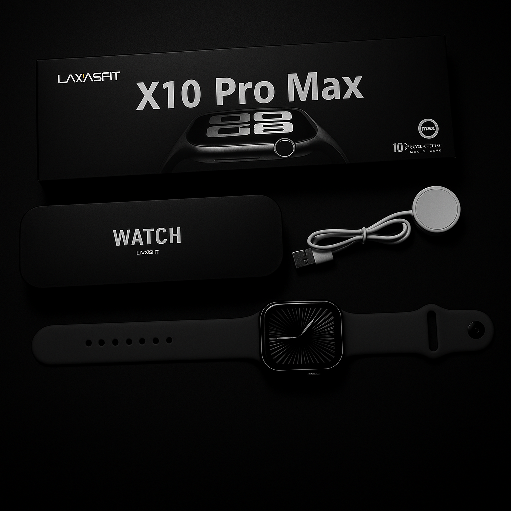 X10 Pro Max Wearable Sharp Looks, AMOLED Brilliance & Long Battery