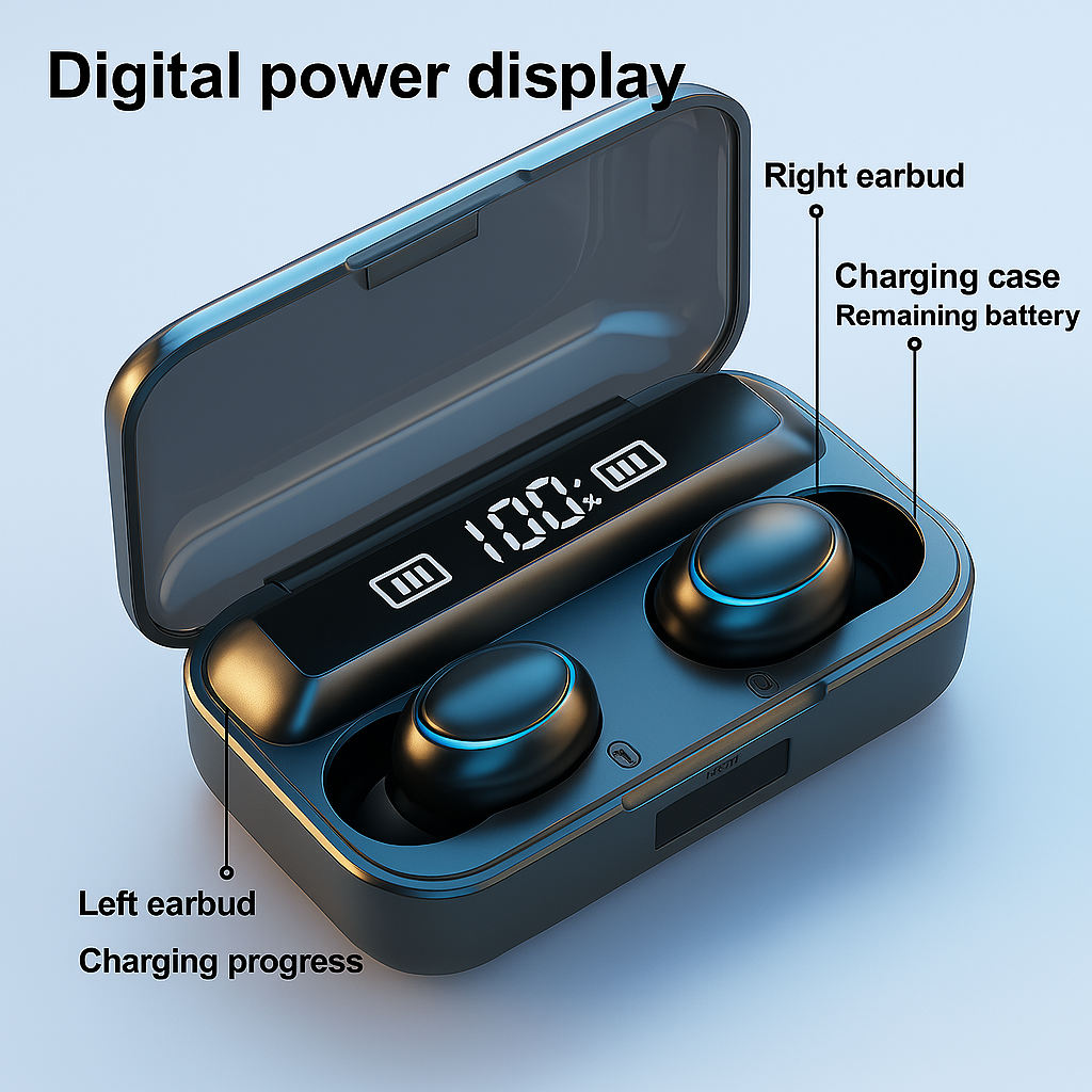 JBL F9 Pro+ TWS Earbuds for Android & iPhone