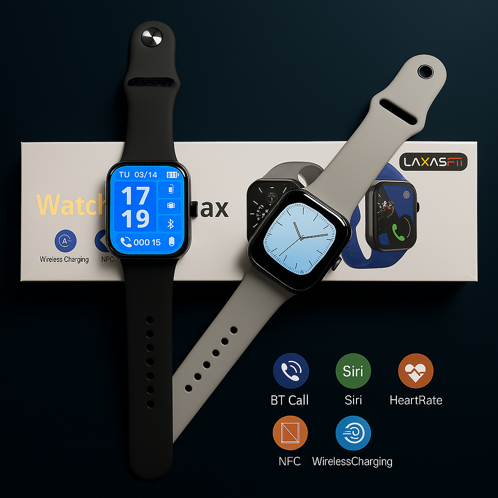 Watch 9 Max All-in-One Smartwatch with Classic Aesthetics & Tech Utility