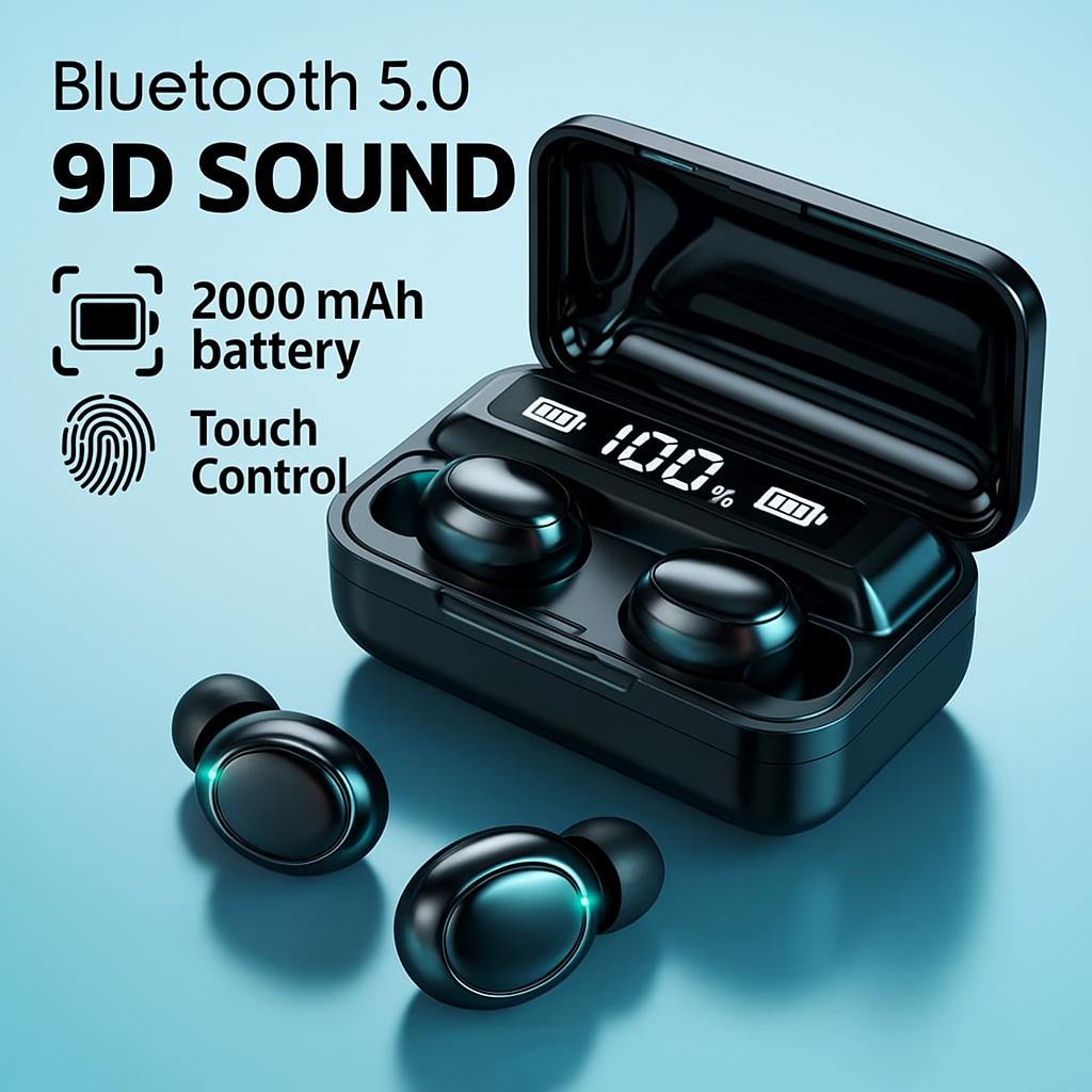 JBL F9 Pro+ TWS Earbuds for Android & iPhone