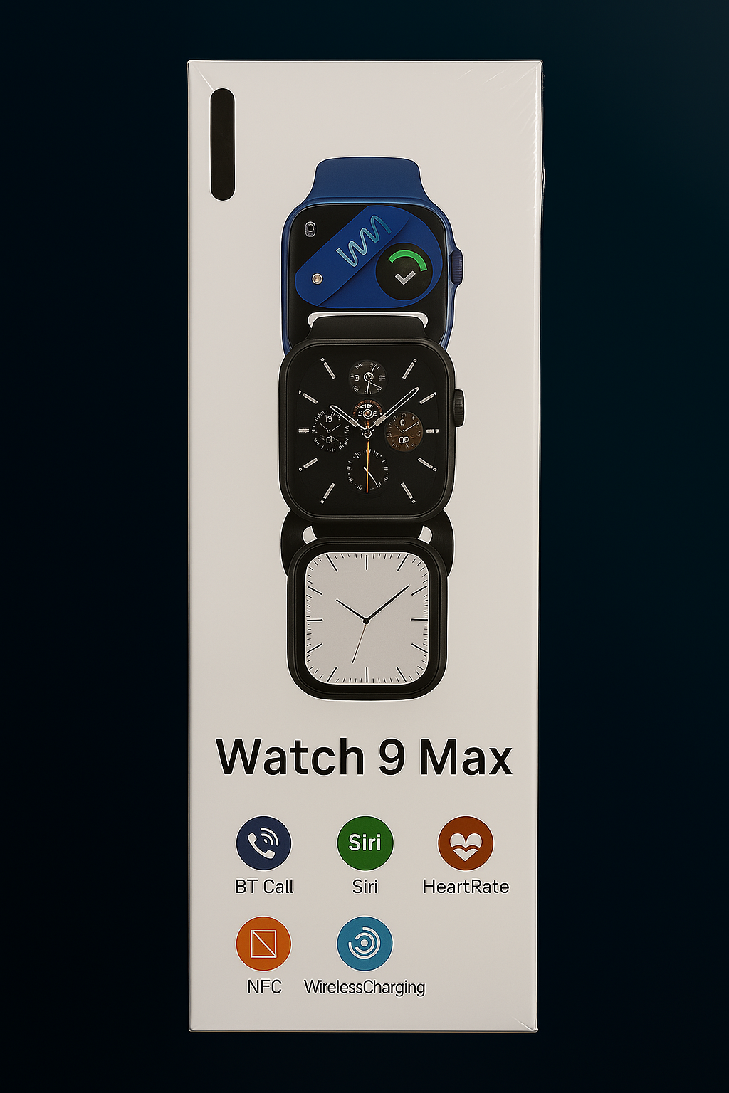 Watch 9 Max All-in-One Smartwatch with Classic Aesthetics & Tech Utility