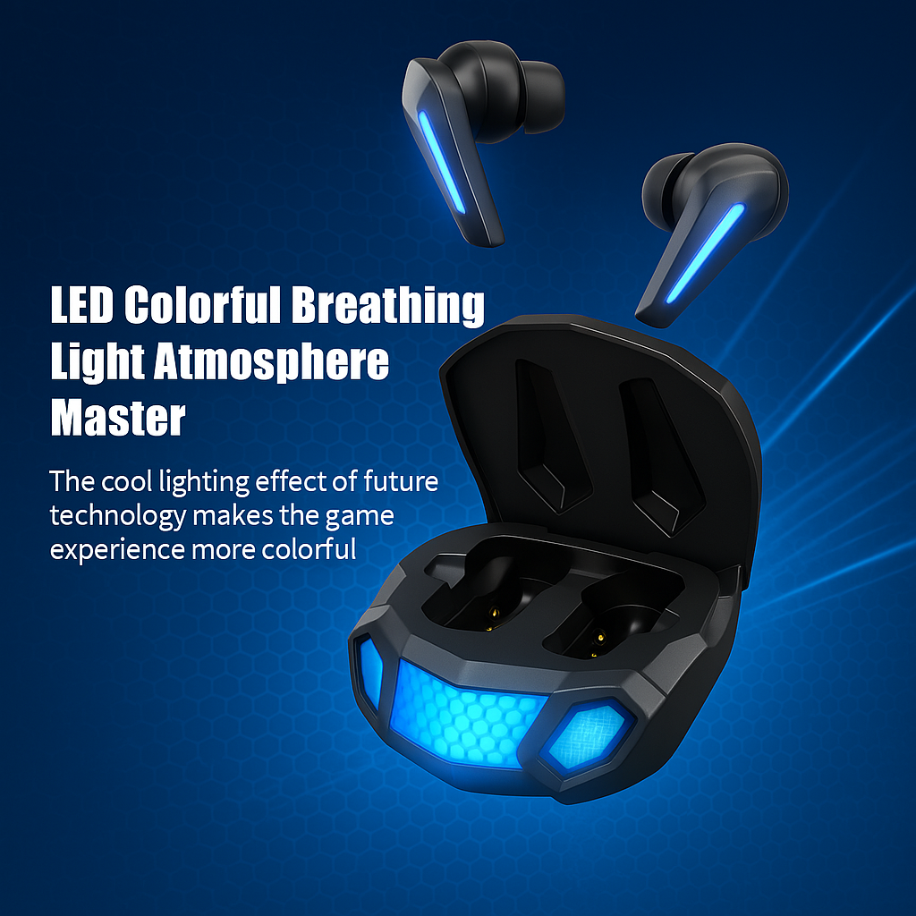 K-55 Gaming Earphones  Trendy Build, Fast Sync & Noise Reduction