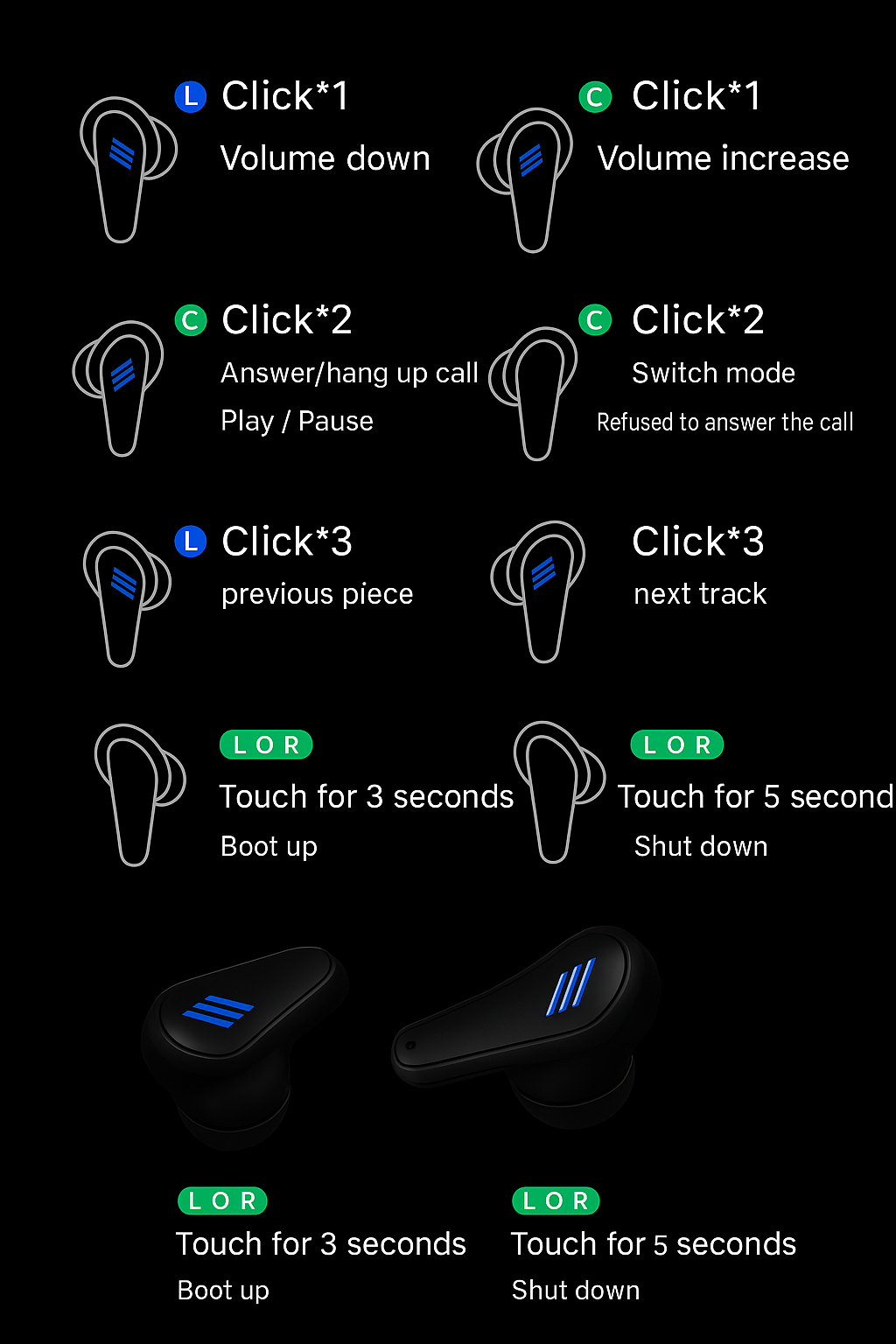 K-55 Gaming Earphones  Trendy Build, Fast Sync & Noise Reduction