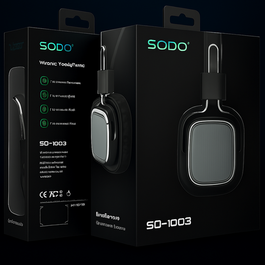 SODO SD-1003 Foldable Bluetooth Headphones  Premium Audio, Compact Style
