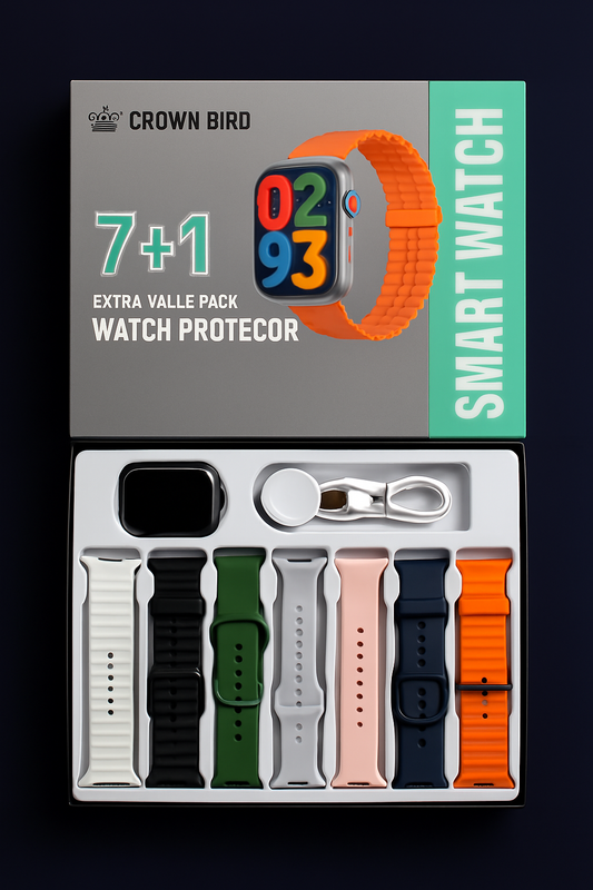 Crown G100 Smartwatch for Men & Women  7in1 Tech Power