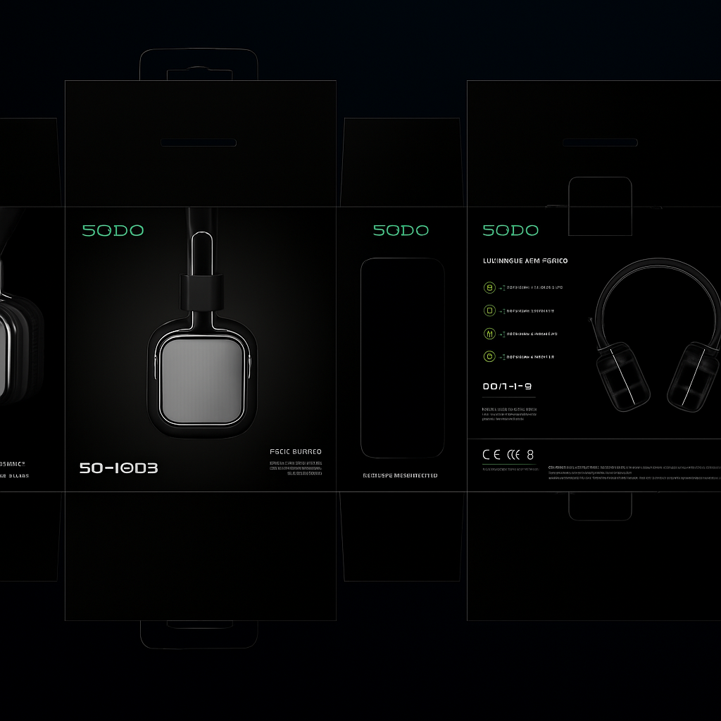 SODO SD-1003 Foldable Bluetooth Headphones  Premium Audio, Compact Style