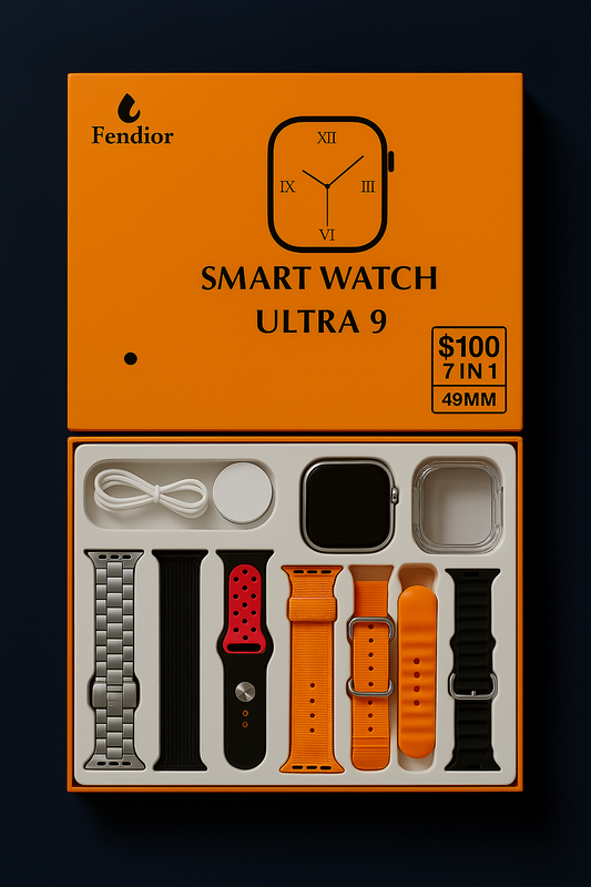 Ultra 9  Feature-Rich Smartwatch for Active & Stylish Living