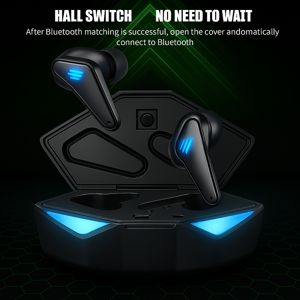 K-55 Gaming Earphones  Trendy Build, Fast Sync & Noise Reduction